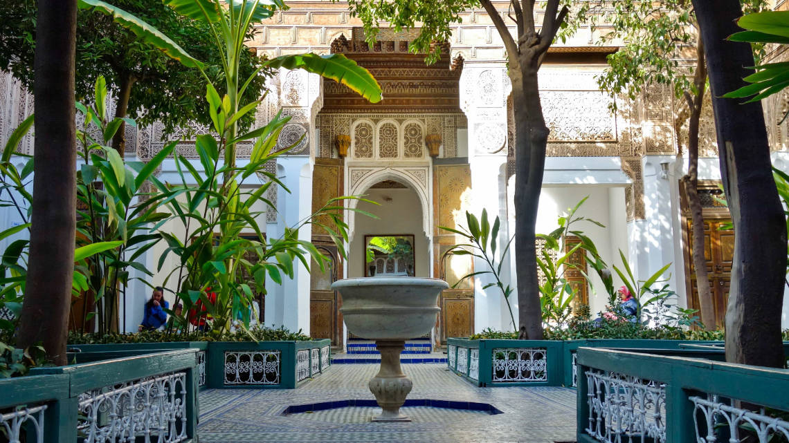 marrakech bahia palace from agadir