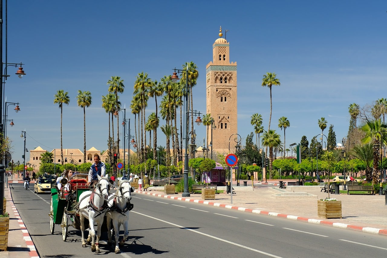 marrakech city from agadir